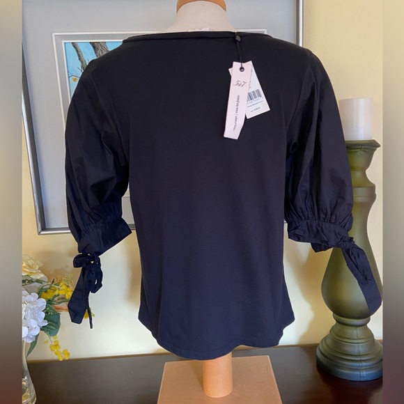 Cinq a Sept Black Daise Tee - Picture 4 of 6